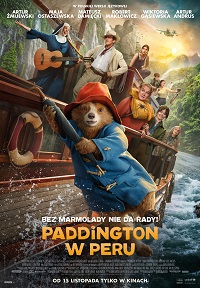 Plakat filmu Paddington w Peru